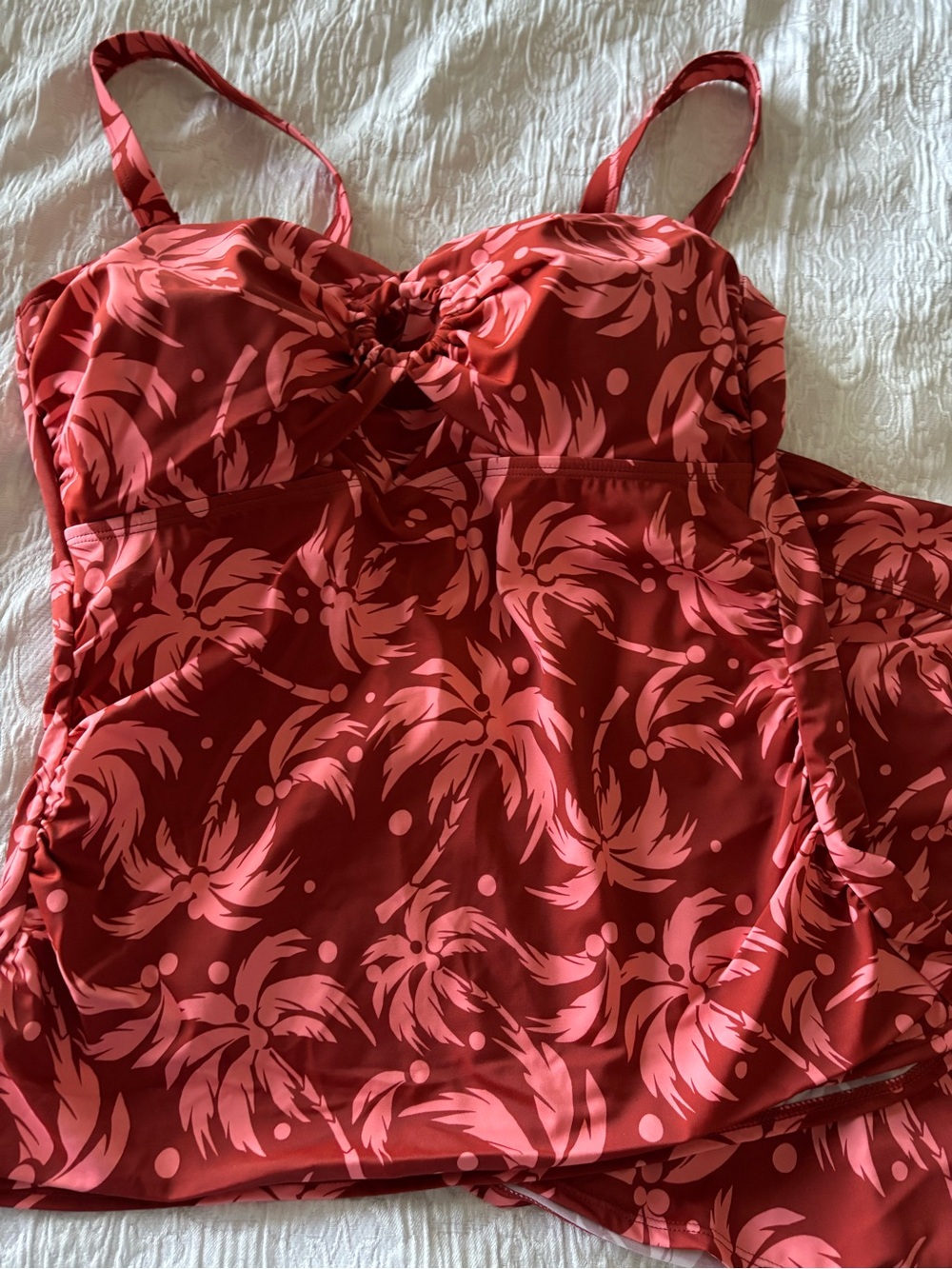 NEW Susan Graver Soleil Sweetheart Tankini Swimsuit